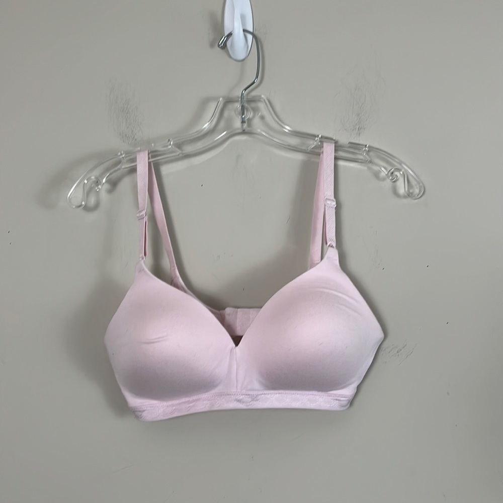 Warners Bra Women Size 34C Light Pink Adjustable Straps Stretch